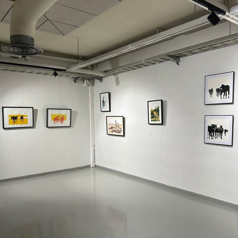 del av utställning vid Metsämäki oktober 2025