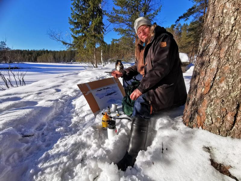 Suvi Komsa, työympäristössä