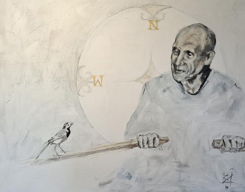 SUvi Komsa, Veljekset 2025, akryyli, 80cmx60cm