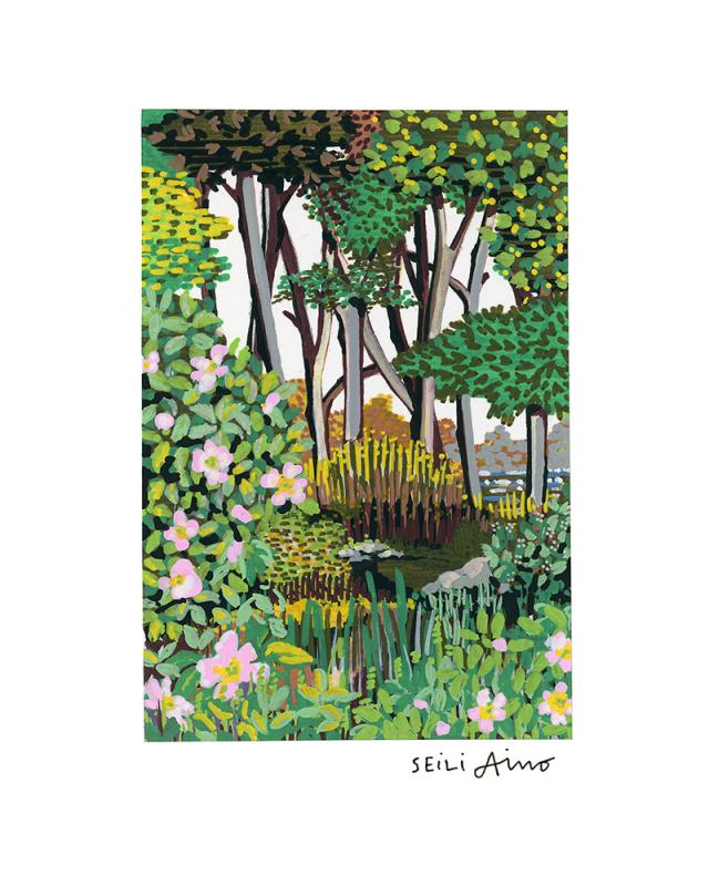 Akryylikynä paperille, 10x15cm