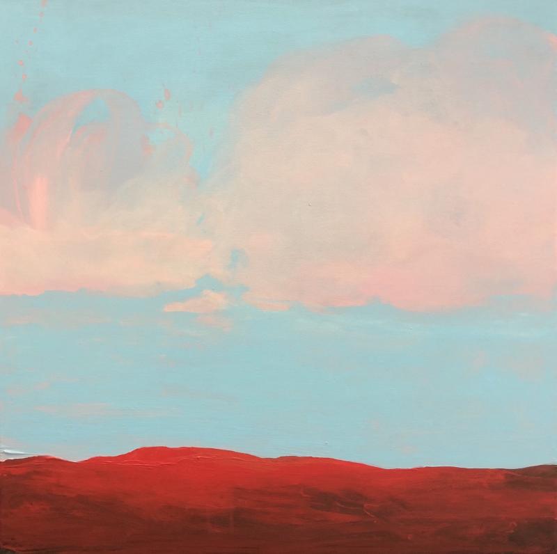 Sini-Meri Hedberg, Harju, akryyli kankaalle, 90x90, 2021