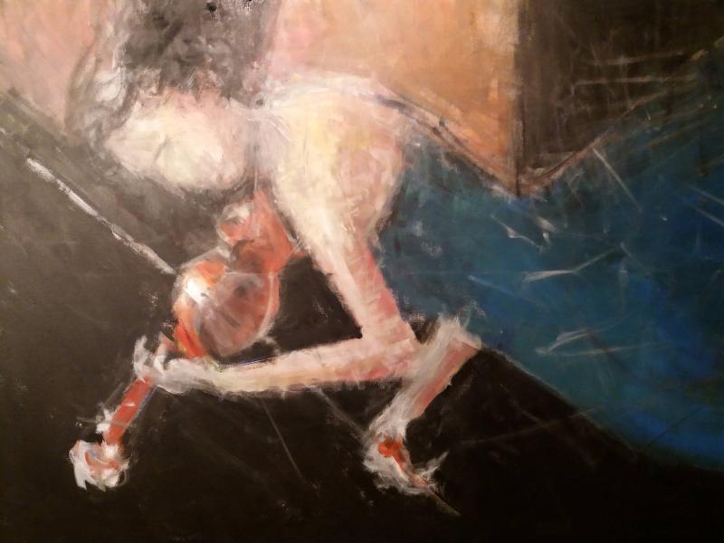 "Musiker N 2" Akryl på duk