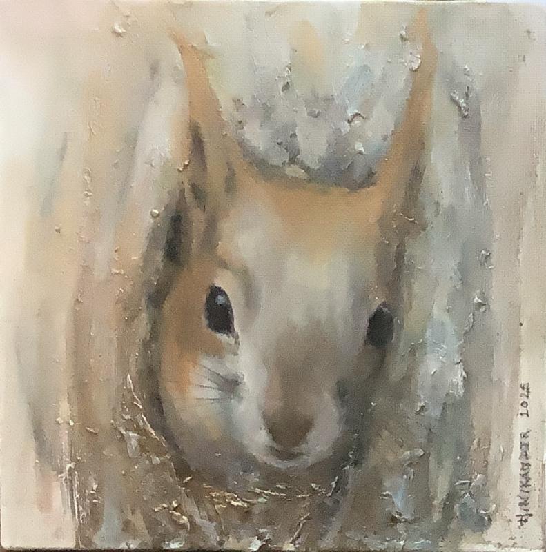 Hannu Nikander, Kotikolo 25x25 akryyli 2025