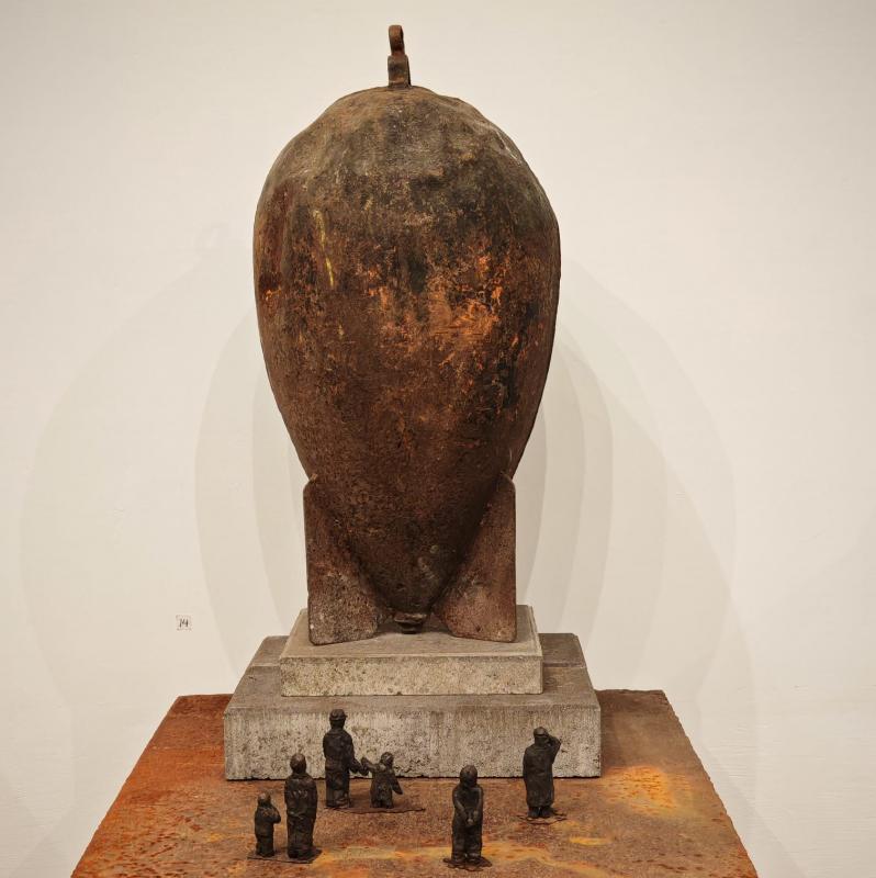 Raimo Jaatinen_Requem_rauta ja pronssi_80 cm_2025