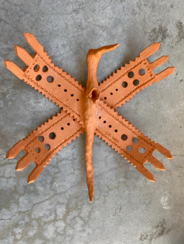 Niekliine, terrakotta, 2025, 40x45cm