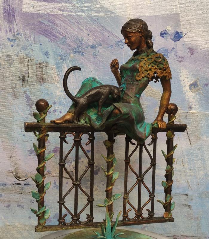 Jussi Hautaniemi_My cat_pronssi_18 cm_2026