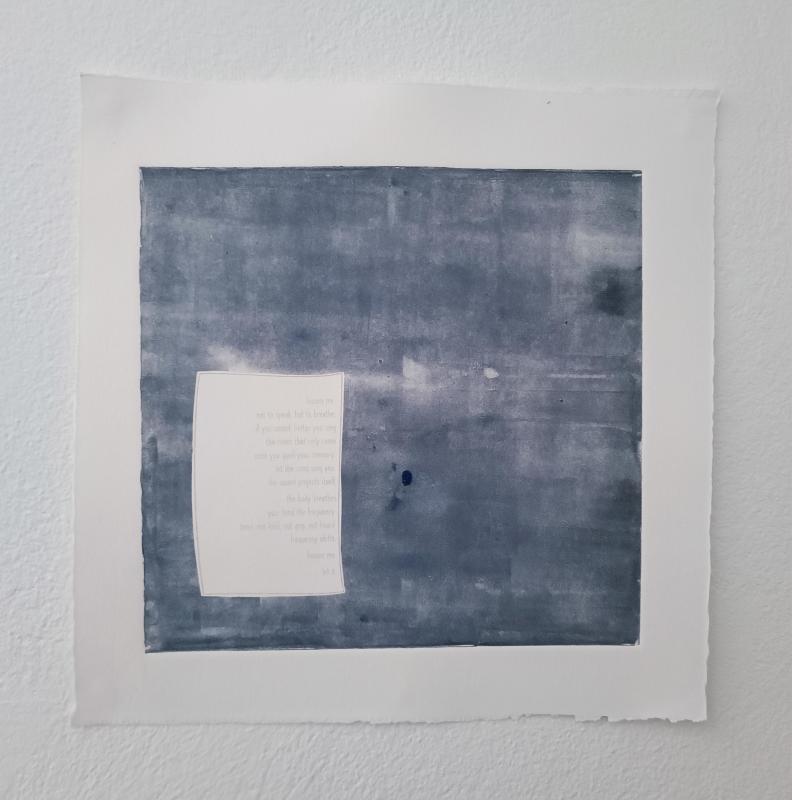 kai alonte, "tongue", monotype, 2025