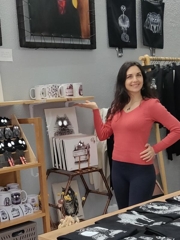 Me at my Gallery/Shop 