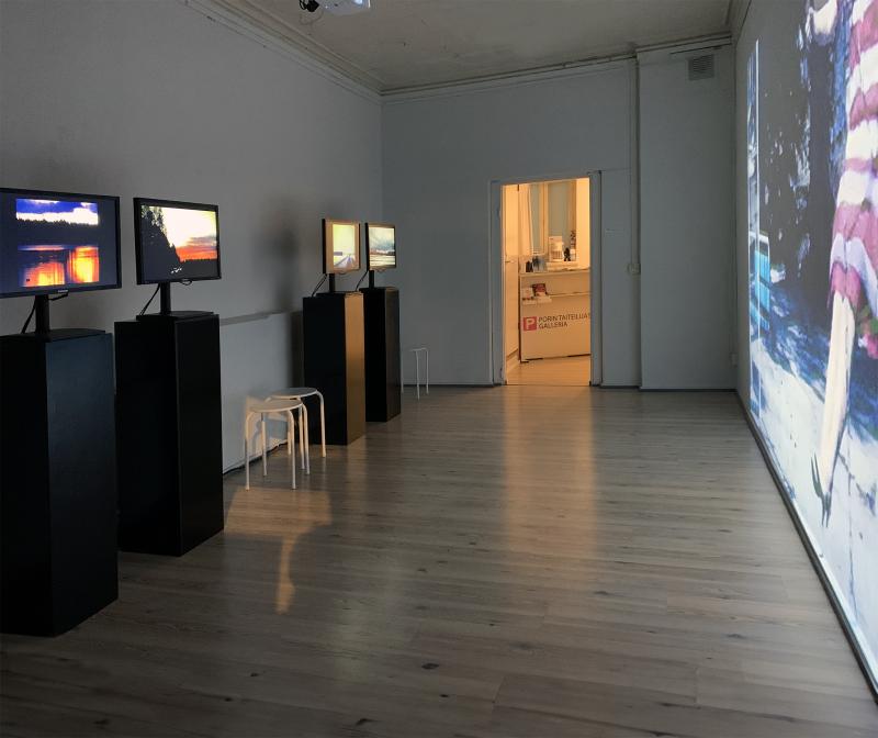 Tea Söderlund, Siirtymiä, videoinstallaatio, 2024