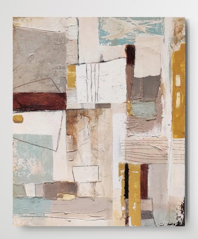 SEVILLA 50x70 
mixed media on plywood