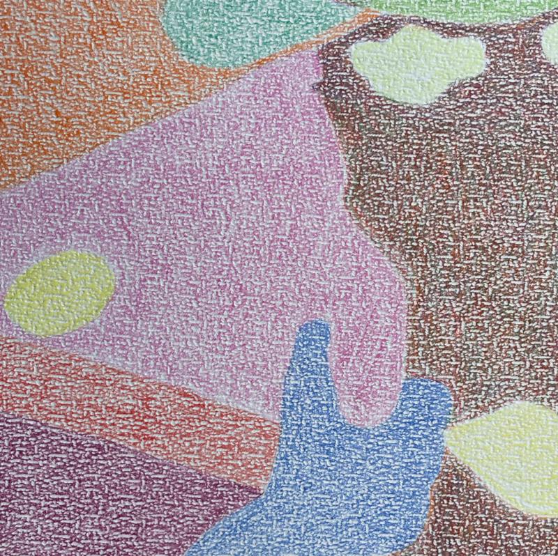 Mielen vapaus (detalji),  2026,  puuvärikynät A3-kokoiselle paperille