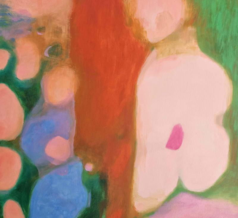 Satu Metsola: Kuningattaren vuode, 2025. Öljy kankaalle. 60 x 80 cm.