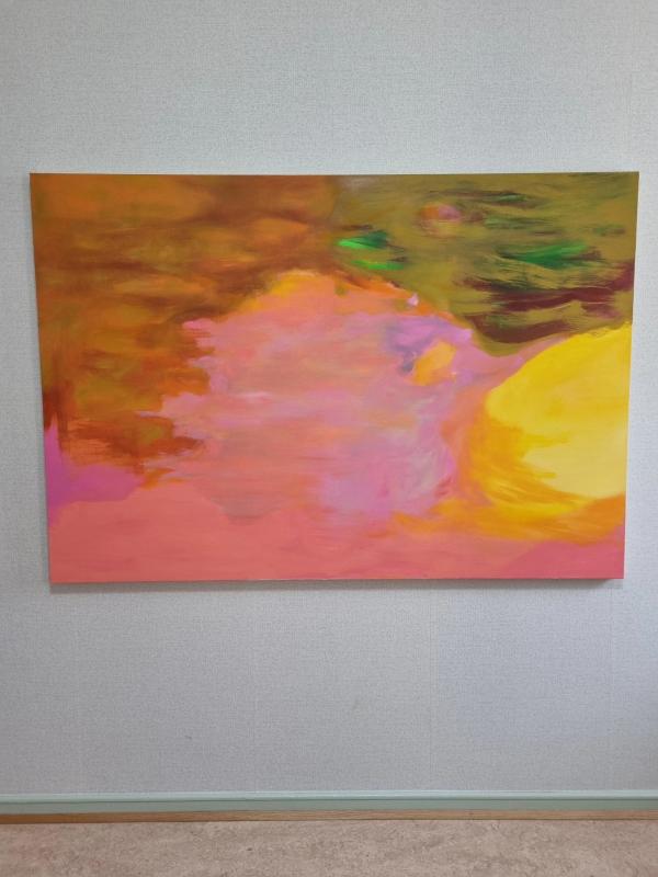 Satu Metsola: Uusi rituaali, 2025. Öljy kankaalle. 110 x 160 cm.