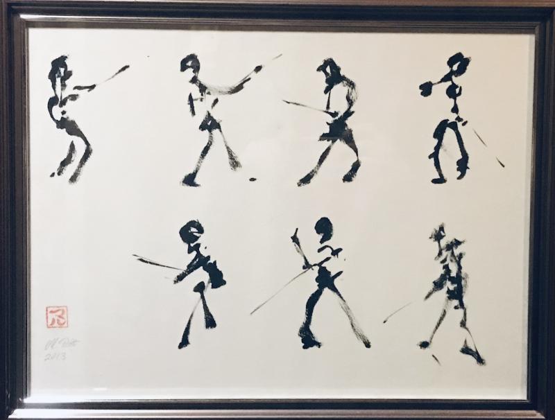 Tai Chi 7. Tussi paperille. 