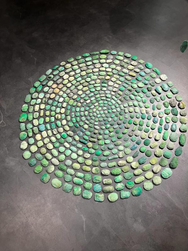 Nimetön (Green Organic) 2025, yksityiskohta