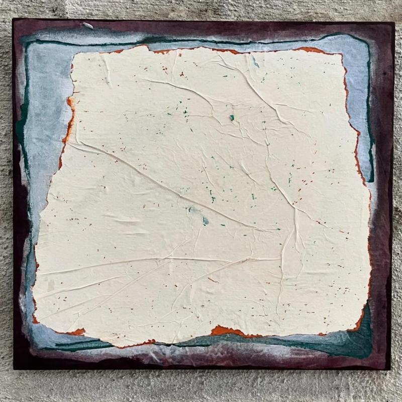 Heidi Hakkarainen, Lähteellä 2, sekatekniikka, 48 x 48cm, 2024