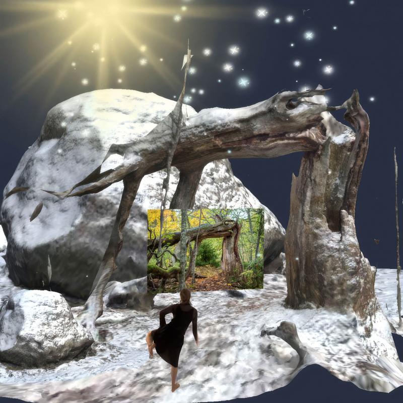 View of the augmented reality scene - Skogsvaktarna (Metsänhaltijat).